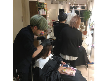 カラーの塗布練習。_20170515_1