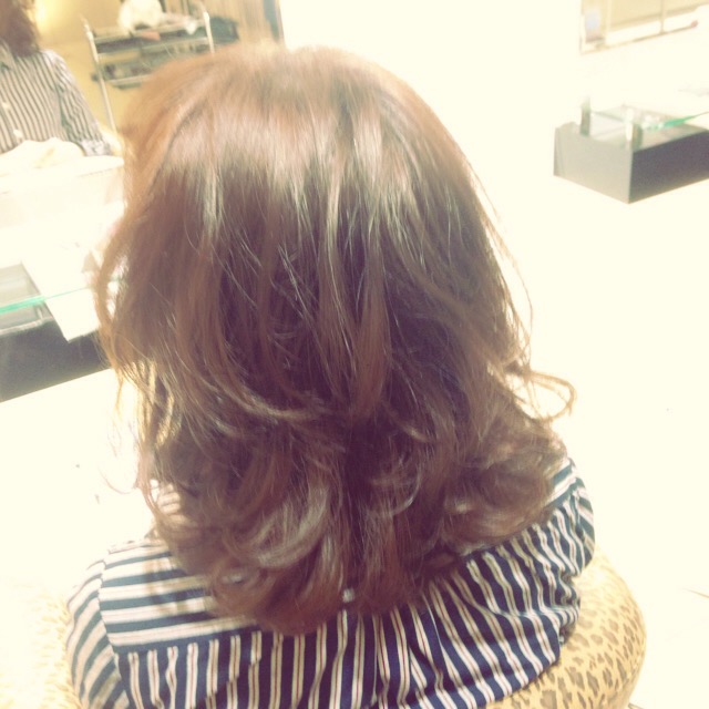 ふわウルフミディ☆　　　　　　　　　　　　池袋美容室　ＨＡＡＡＴ　東口店