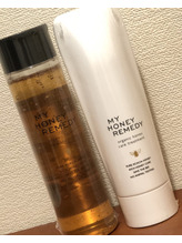 生のはちみつで髪も頭皮もいい感じ♪