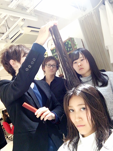 カットしてもらいました。