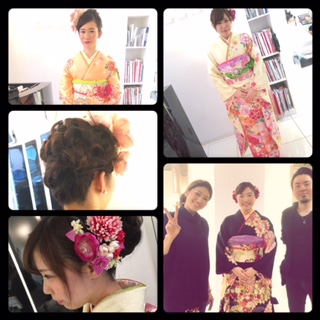 成人式の様子。