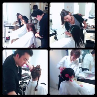 成人式の様子。