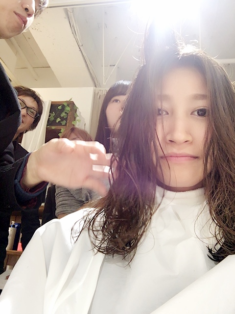 カットしてもらいました。