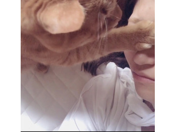 毎朝起こされます。