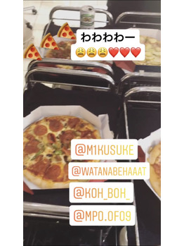 ピザパしました！