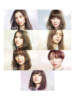 ヘアカラーでつやつや髪へ！