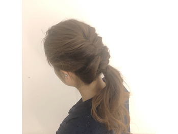 簡単アレンジ☆おしゃポニテ