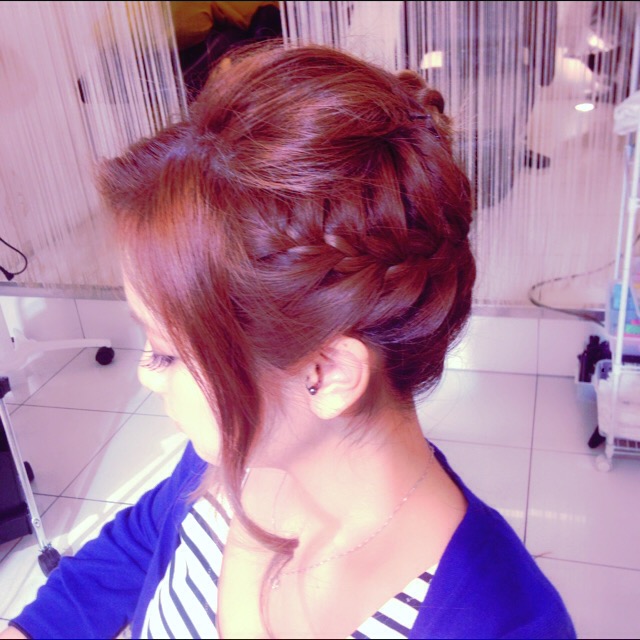 編みこみアップ☆　　　　　　　　　　　池袋美容室　ＨＡＡＡＴ　東口店