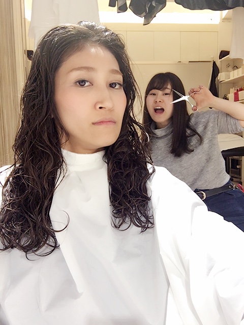 カットしてもらいました。