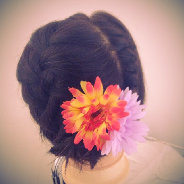 簡単☆編みこみ☆ヘアアレンジ☆浴衣 池袋美容室 HAAAT 東口店