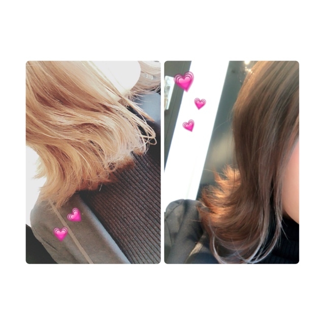 本日のヘアセット