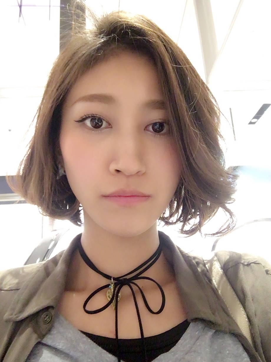 ばっさりいきました！！！セミロング→ショート