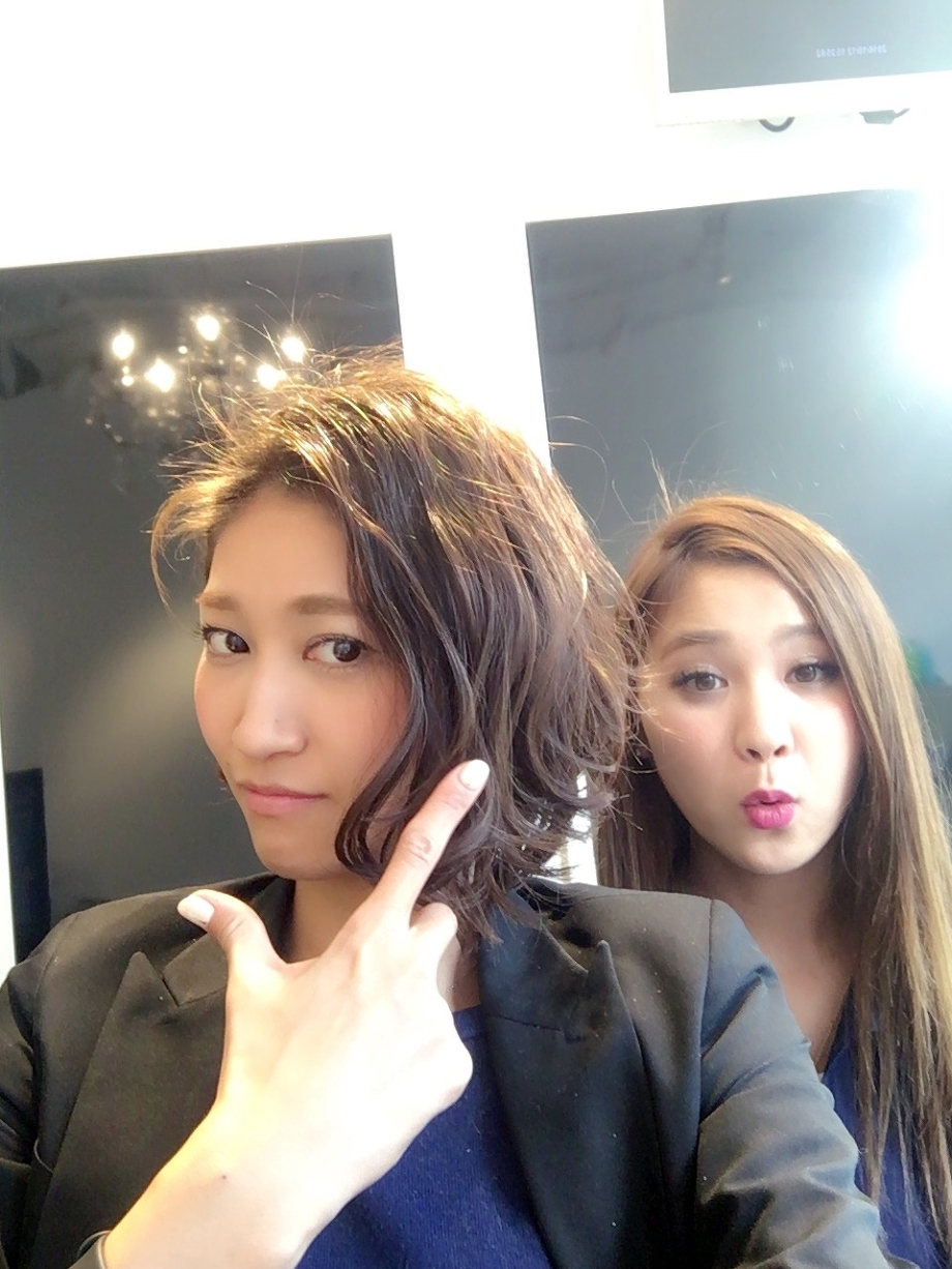 ばっさりいきました！！！セミロング→ショート