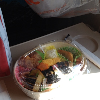 電車でお弁当