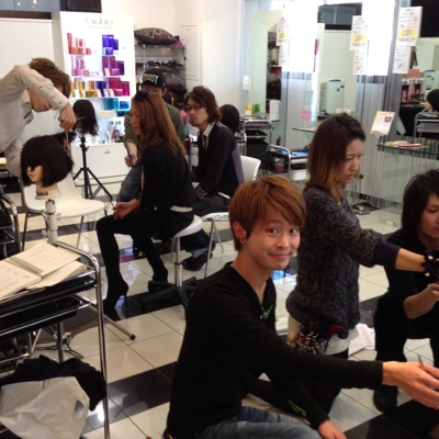 今日は外部の生徒と講習会^_^