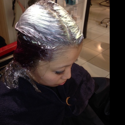 ツートンカラー　　　　　　　　　　　　　　池袋美容室　ＨＡＡＡＴ　東口店